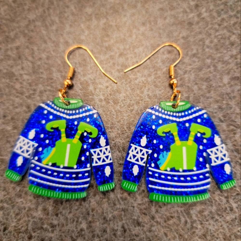 COPY - Adorable Christmas Sweater Dangle Earrings